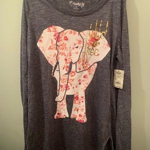 Mudd brand elephant shirt